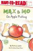 Book cover for "Max & Mo go apple picking"