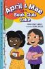 Book cover for "April & Mae and the book club cake"